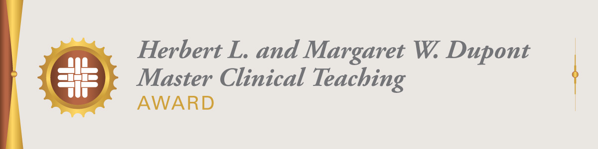 Dupont Master Clinical Teaching Award header graphic