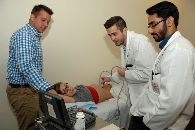 students ultrasound