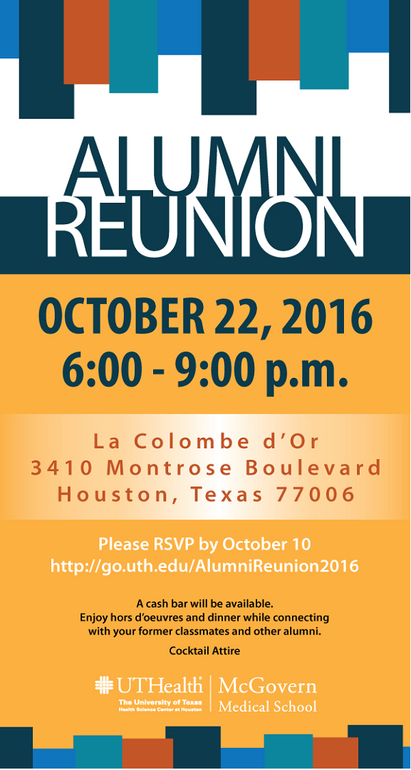 Alumni Reunion invitation