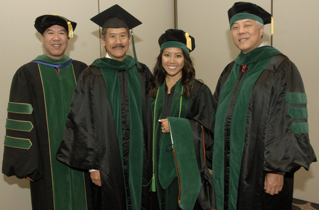 Drs. Eugene Toy, Marvin Chang and Courtney Chang