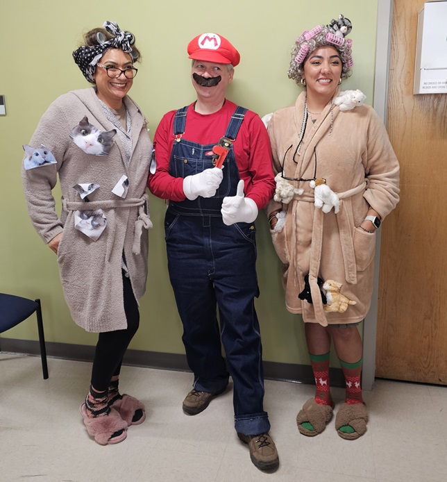 Halloween - Denise, Ed and Geraldine