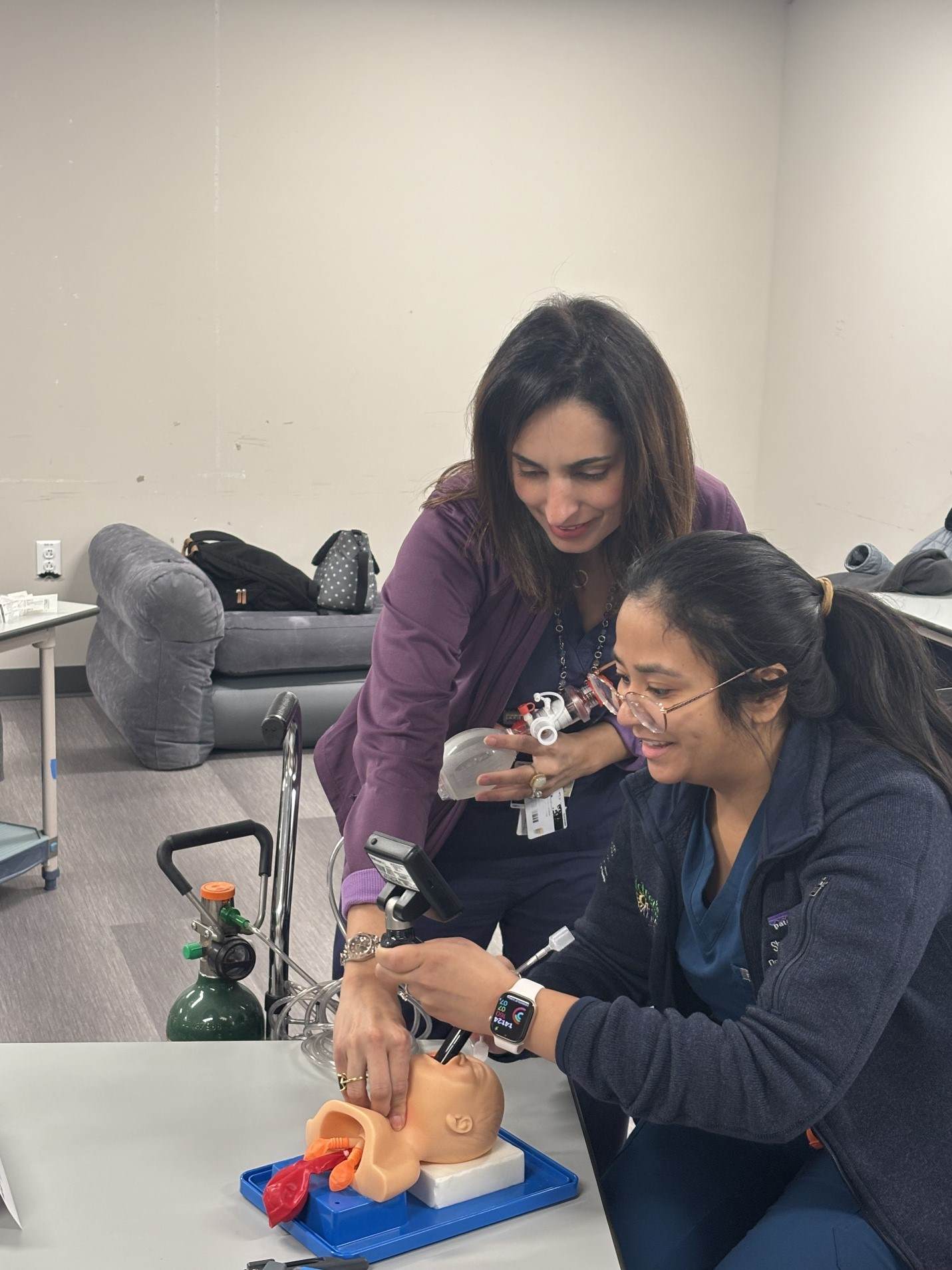 emphasis on critical airway skills