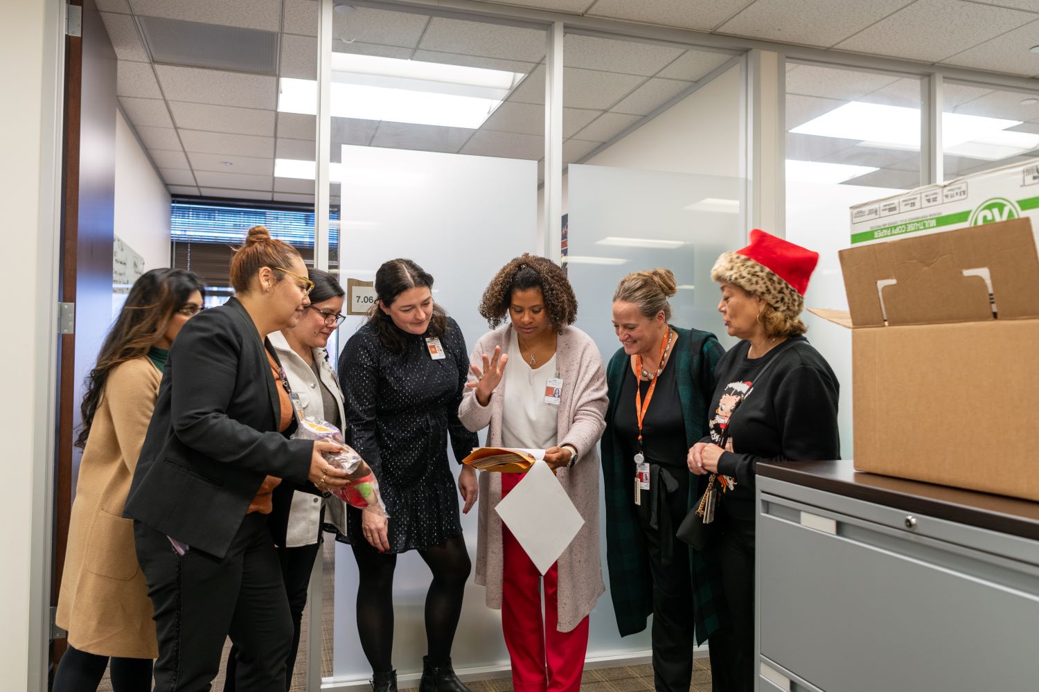Care team huddle