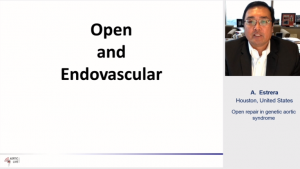 dr. anthony estrera presents at aortic live