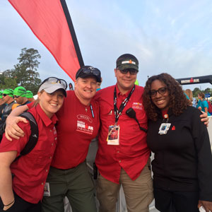 EMS Physicians in front of race start line