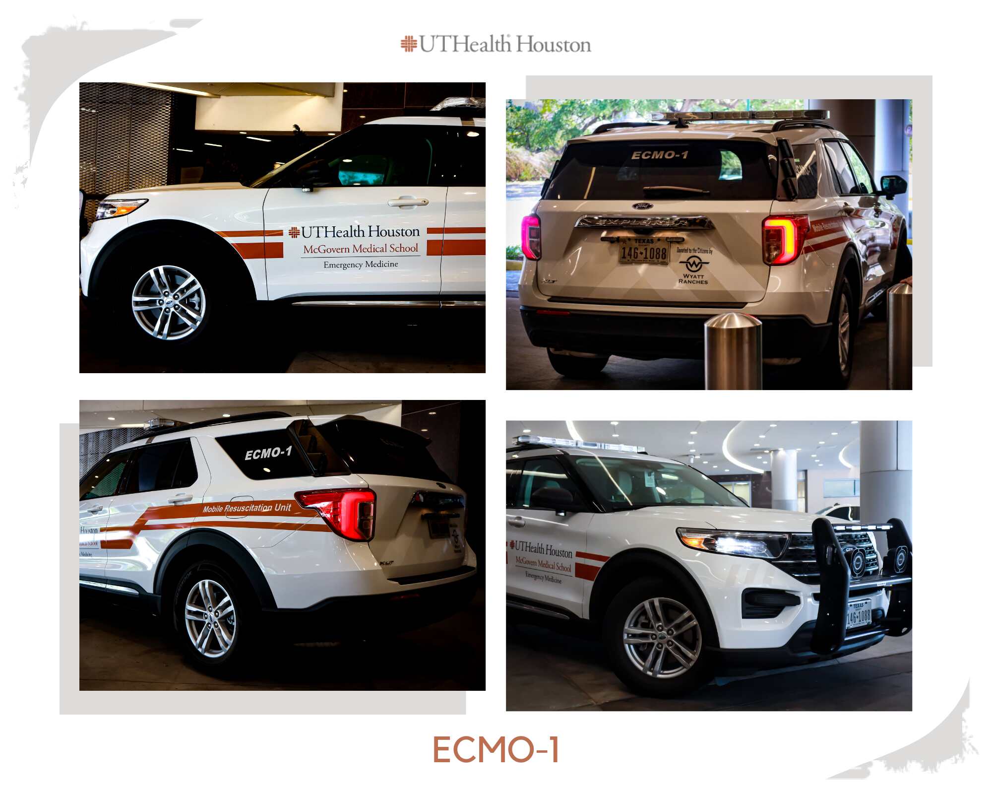 Collage of ECMO-1 vehicle.