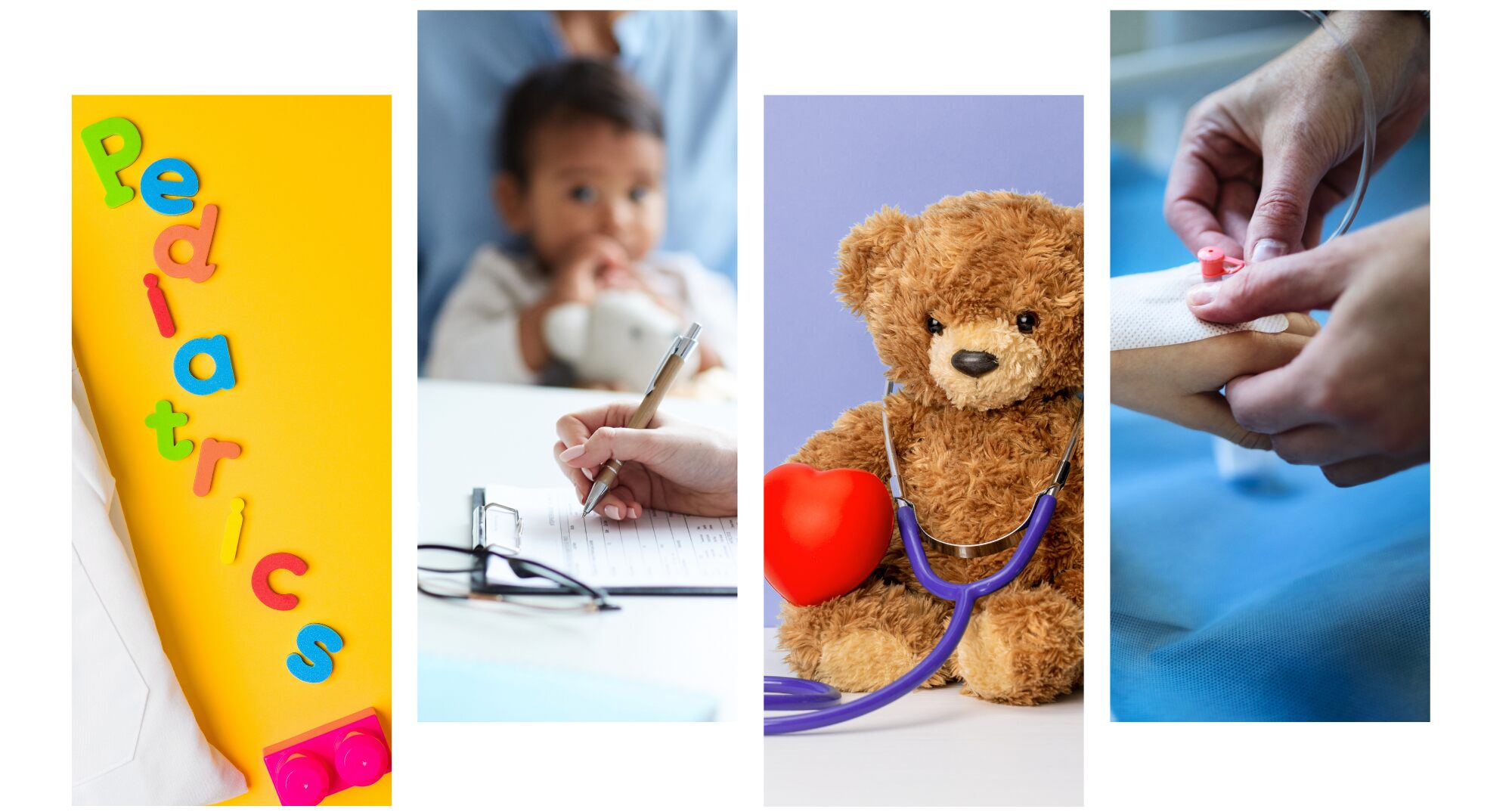 pediatrics collage for PEM Fellowship page.