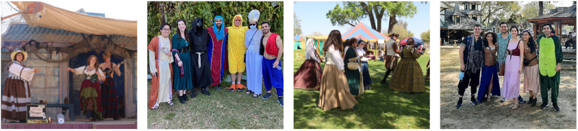 Ren fest collage