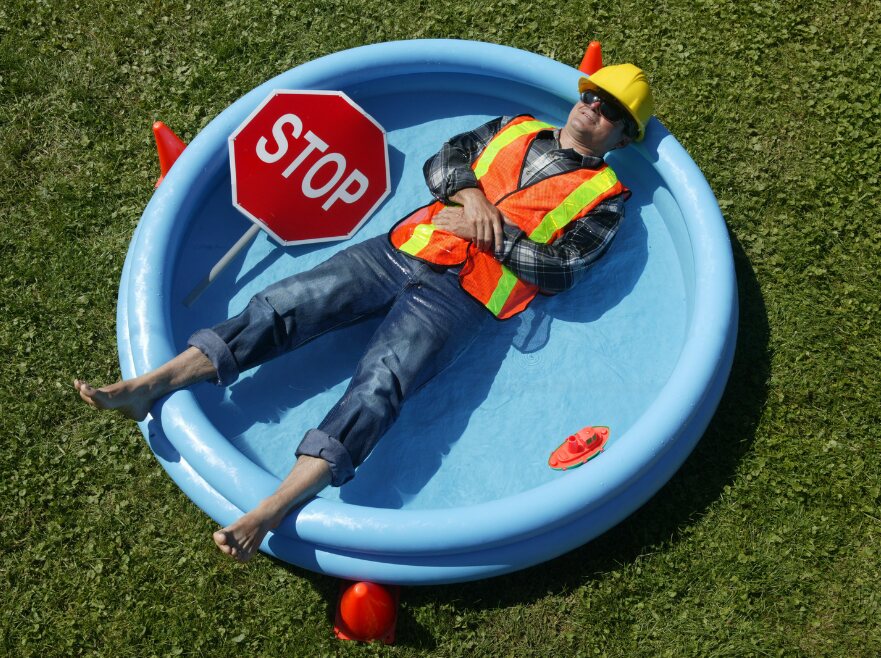 Heat wave crossing guard