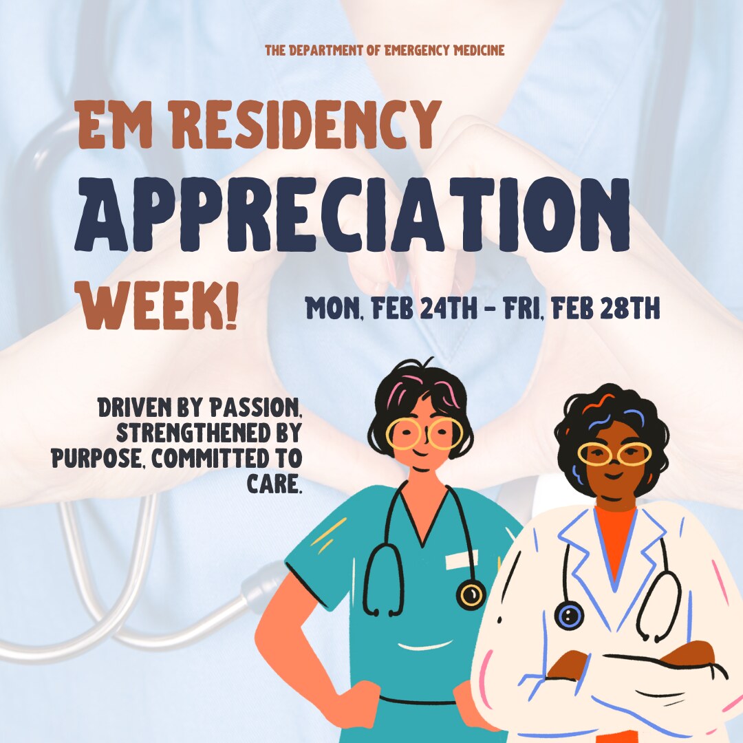 EM Residency Week Flyer
