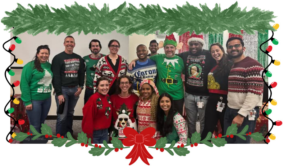 family feud xmas photo