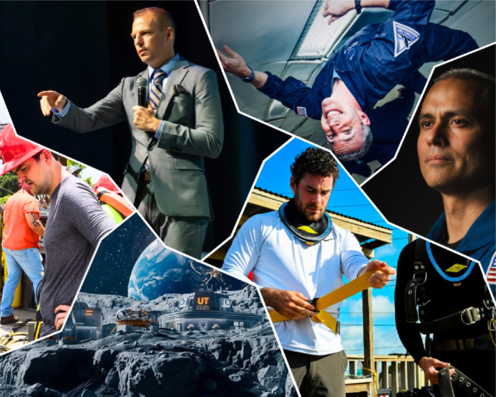 Space med intro page collag
