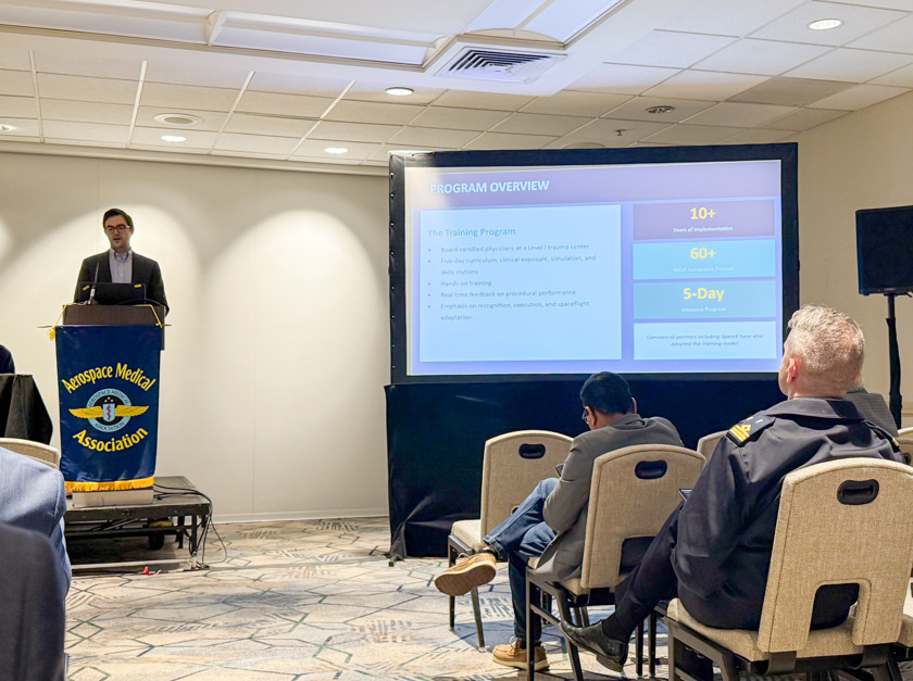 Sam Beger at AsMA 2