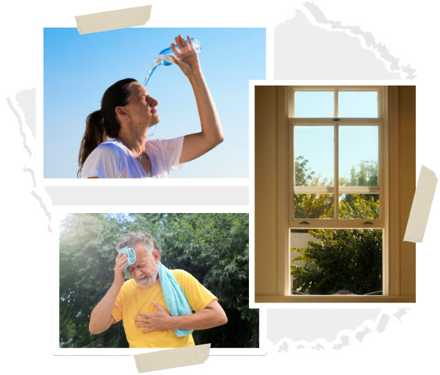 summer collage cut out
