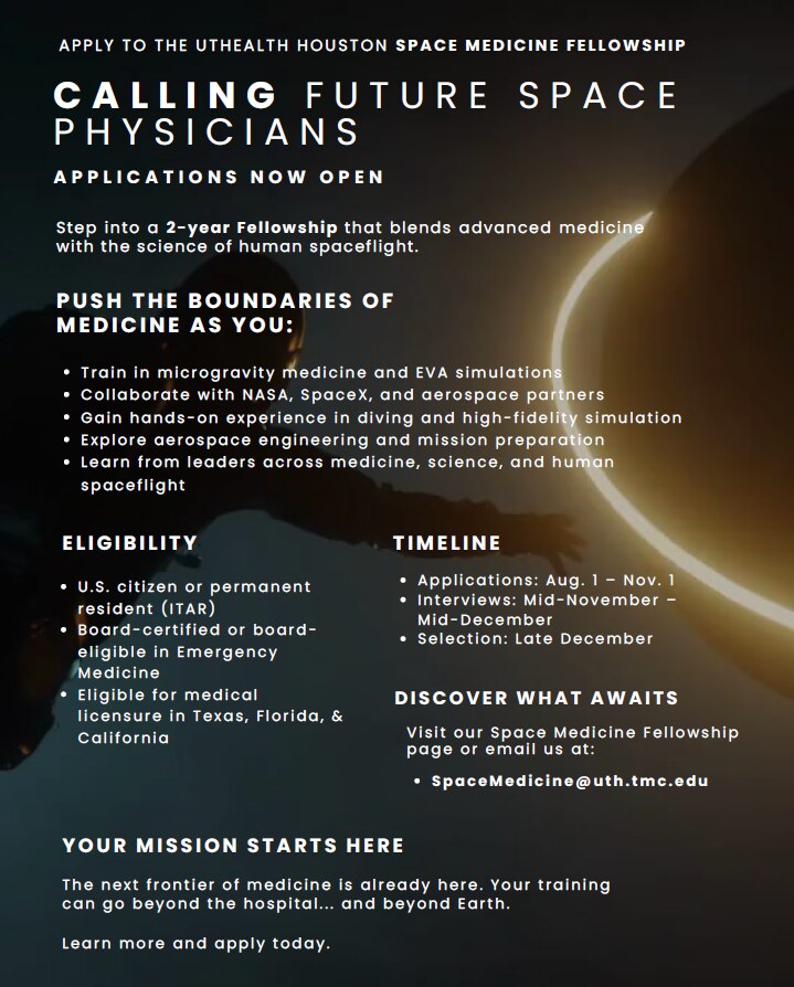Space Med App Sept 2026