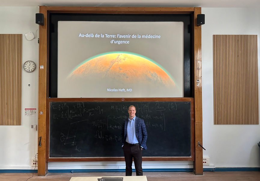 Nick Heft presentation in France