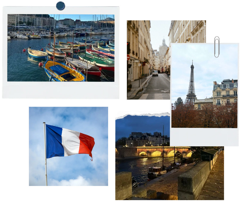france square fun collage
