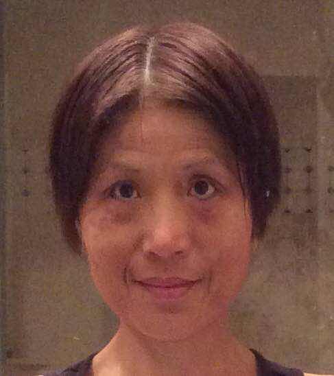 A woman with black hair
