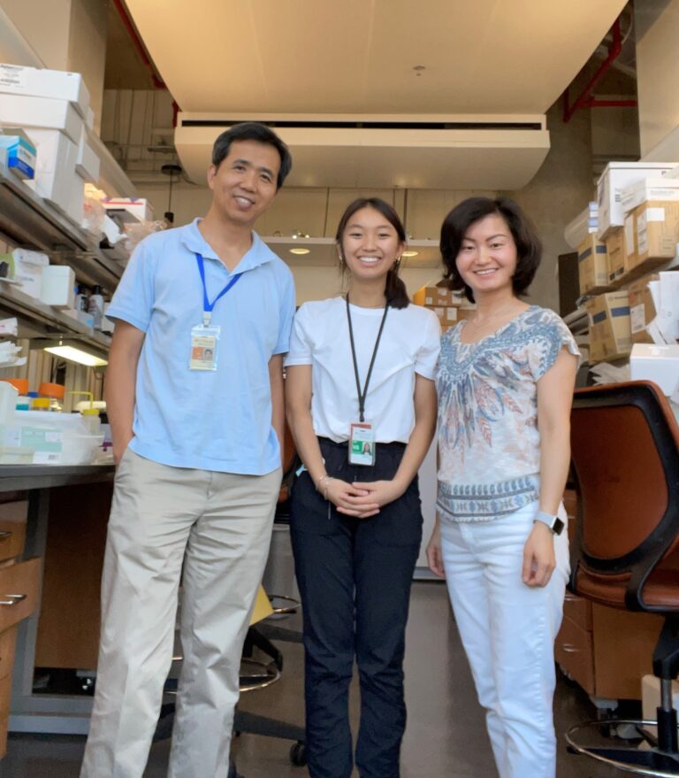 Michelle He Last Day in Lab