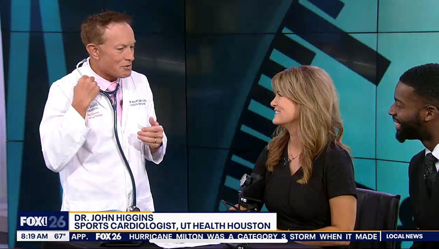 Dr. Higgins on Fox26 news