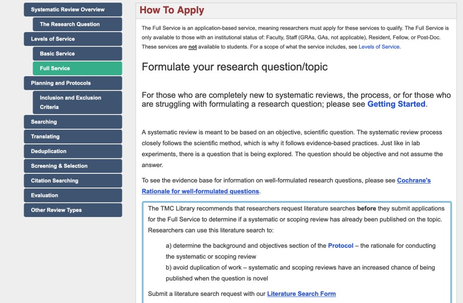 tmc how to apply