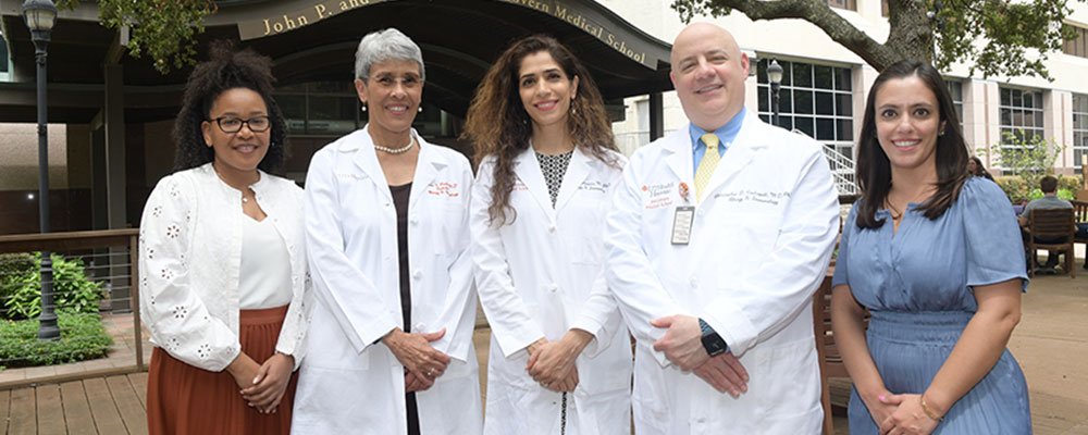 Donyea Moore, Susan Pacheco, MD; Mahboobeh Mahdavinia, MD, PhD; Christopher Codispoti, MD; and Ekta Perera, MD, are making a difference for Houston's allergy population.
