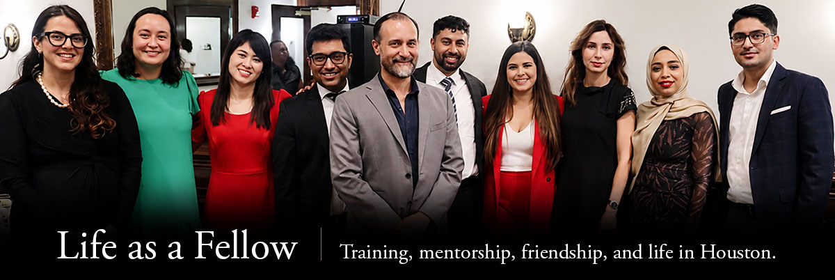 Life as a Fellow: Training, mentorship, friendship, and life in Houston.