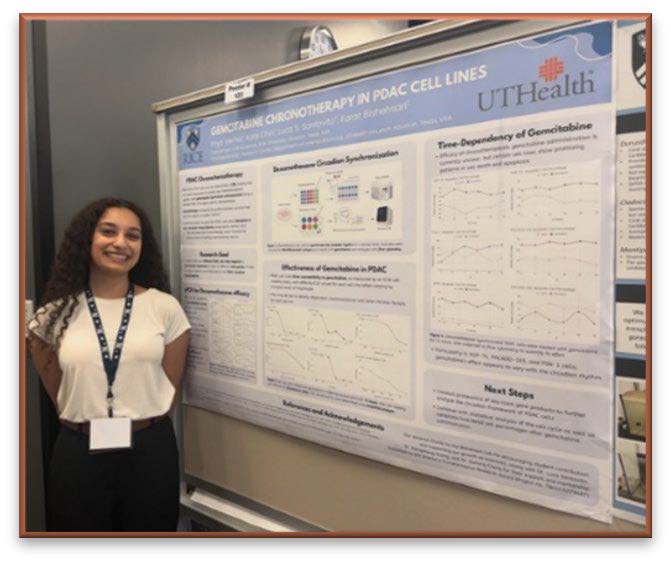 Priya Verma represents the GRC at Rice’s Natural Sciences Undergraduate Research Symposium