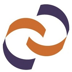 Blue and orange symbol for the McGovern Center logo