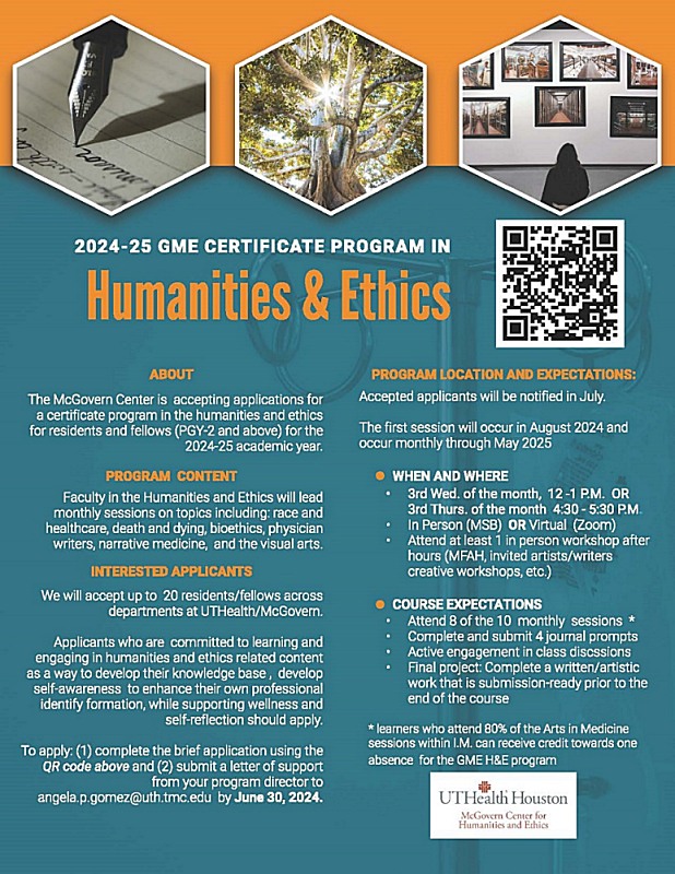 GME in Humanities and Ethics Program Details