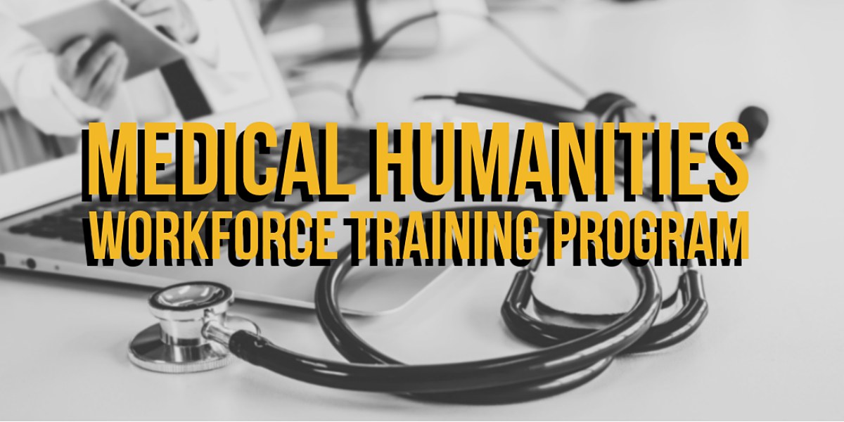 Medical Humanities Workforce Training Program - stethoscope, computer, and notebook