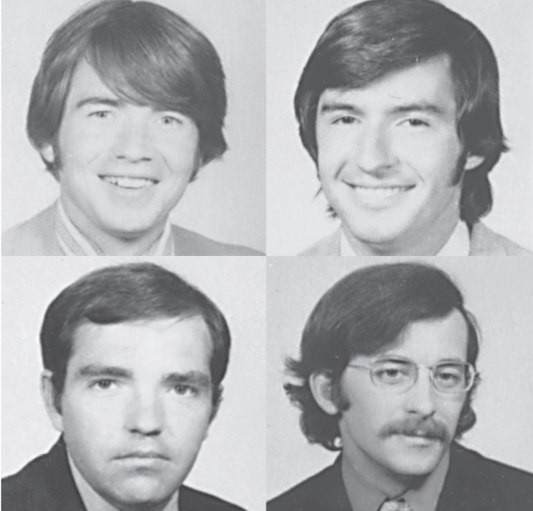 Headshot collage of Jon Schreiber, MD, Warren Redmond, MD, Asa Lockhart, MD, and Gary Heaton, MD