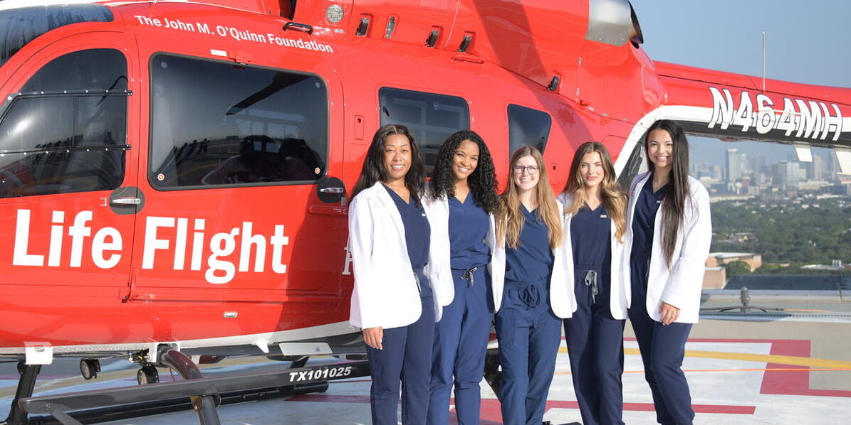 c/o 2026 Student Chief helicopter photo