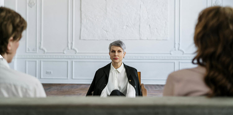 therapist with couple