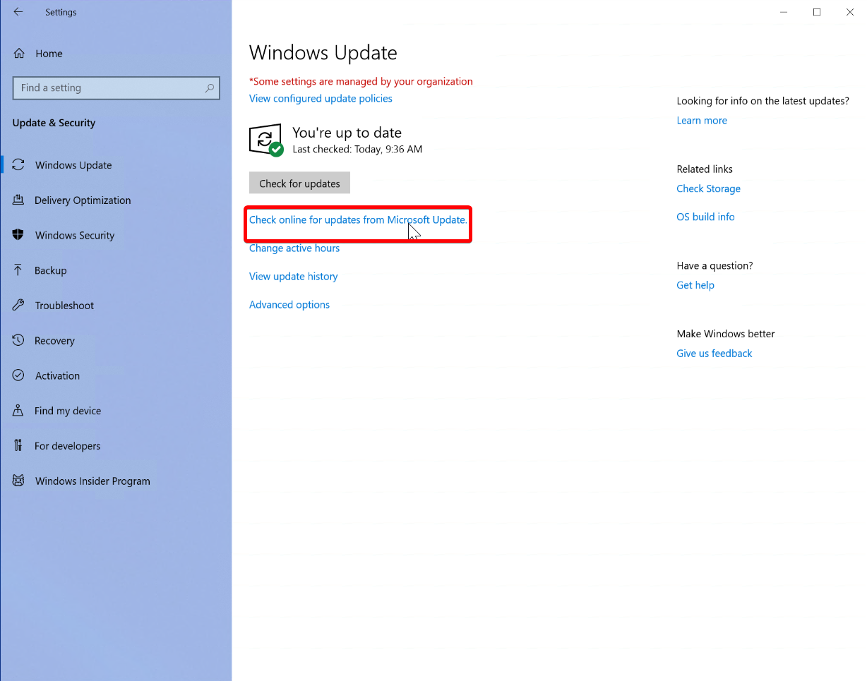 How To Manually Update Windows 10 McGovern Medical School
