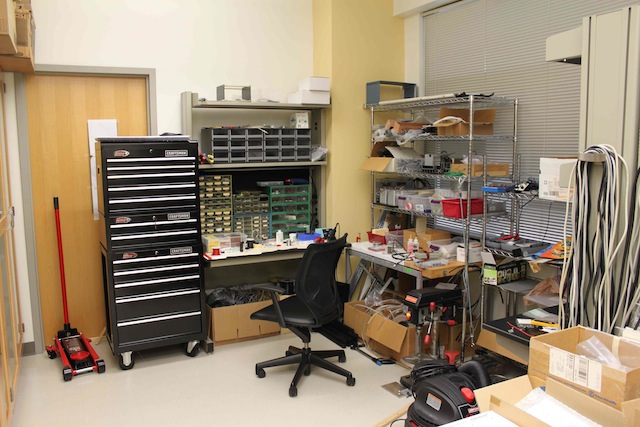 A corner of the lab
