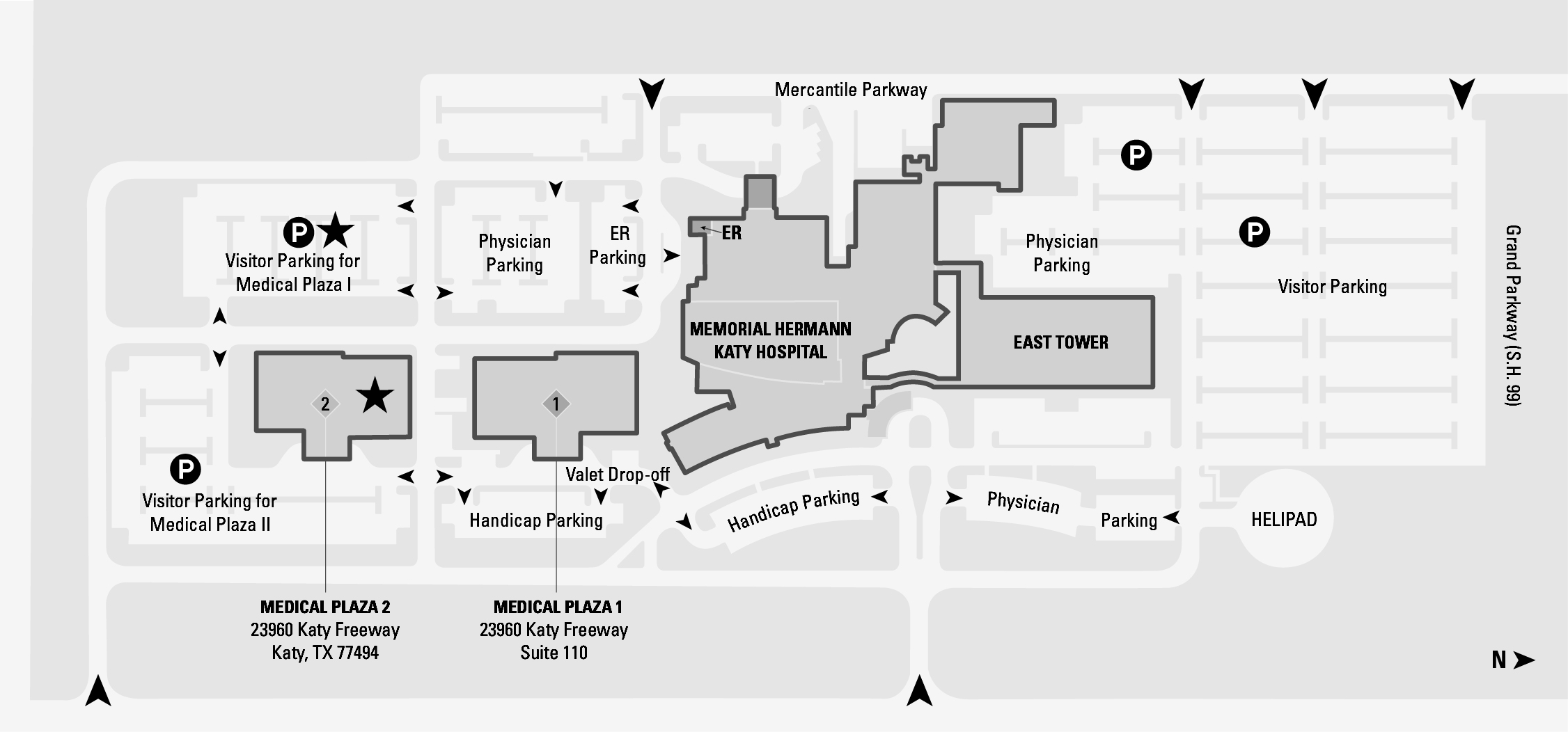 Map of UTHealth Houston Neurosciences - Katy and its location