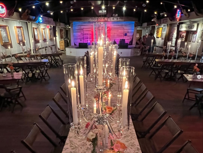 Image of the stage at Goode Company Armadillo Palace