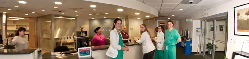 Learning Resource Center front desk.