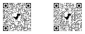 QR codes for Poll Everywhere app at the Mac and Google Play stores.