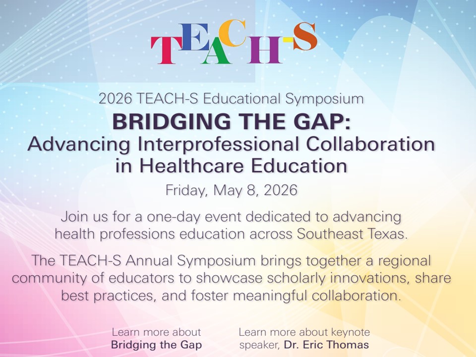 Academy of Master Educators open house slide.