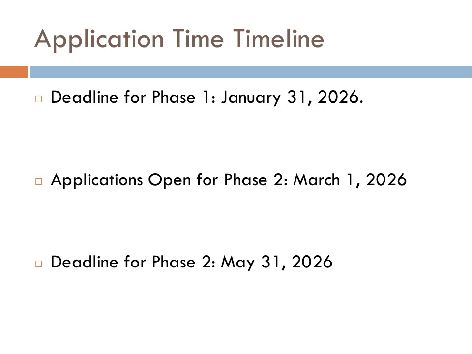 Academy of Master Educators open house slide.