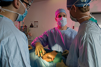 Ron Karni, MD, providing education