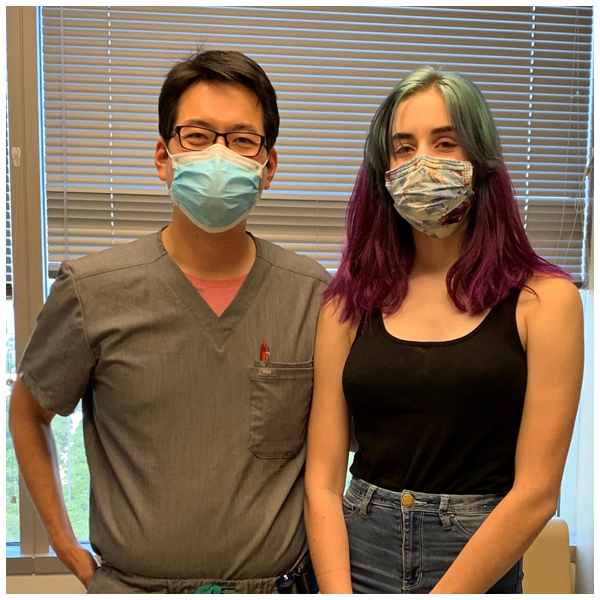 Dr. Yao and Phoebe Murphy