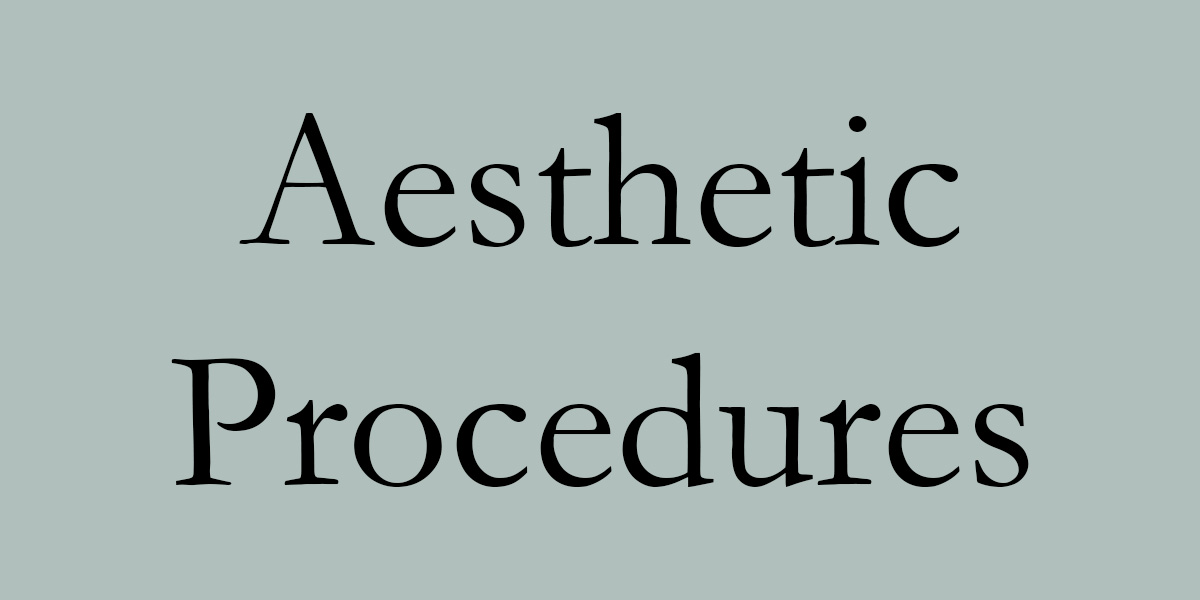 aesthetic procedures