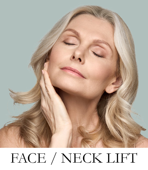 Face/neck lift woman