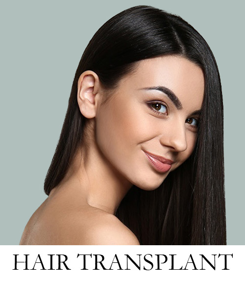 Hair transplant woman