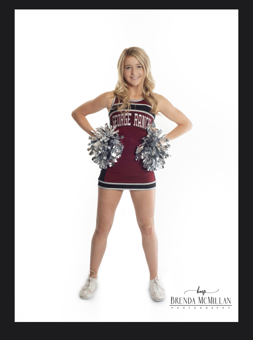 Marlie Armatta, 17, an elite competitive cheerleader,