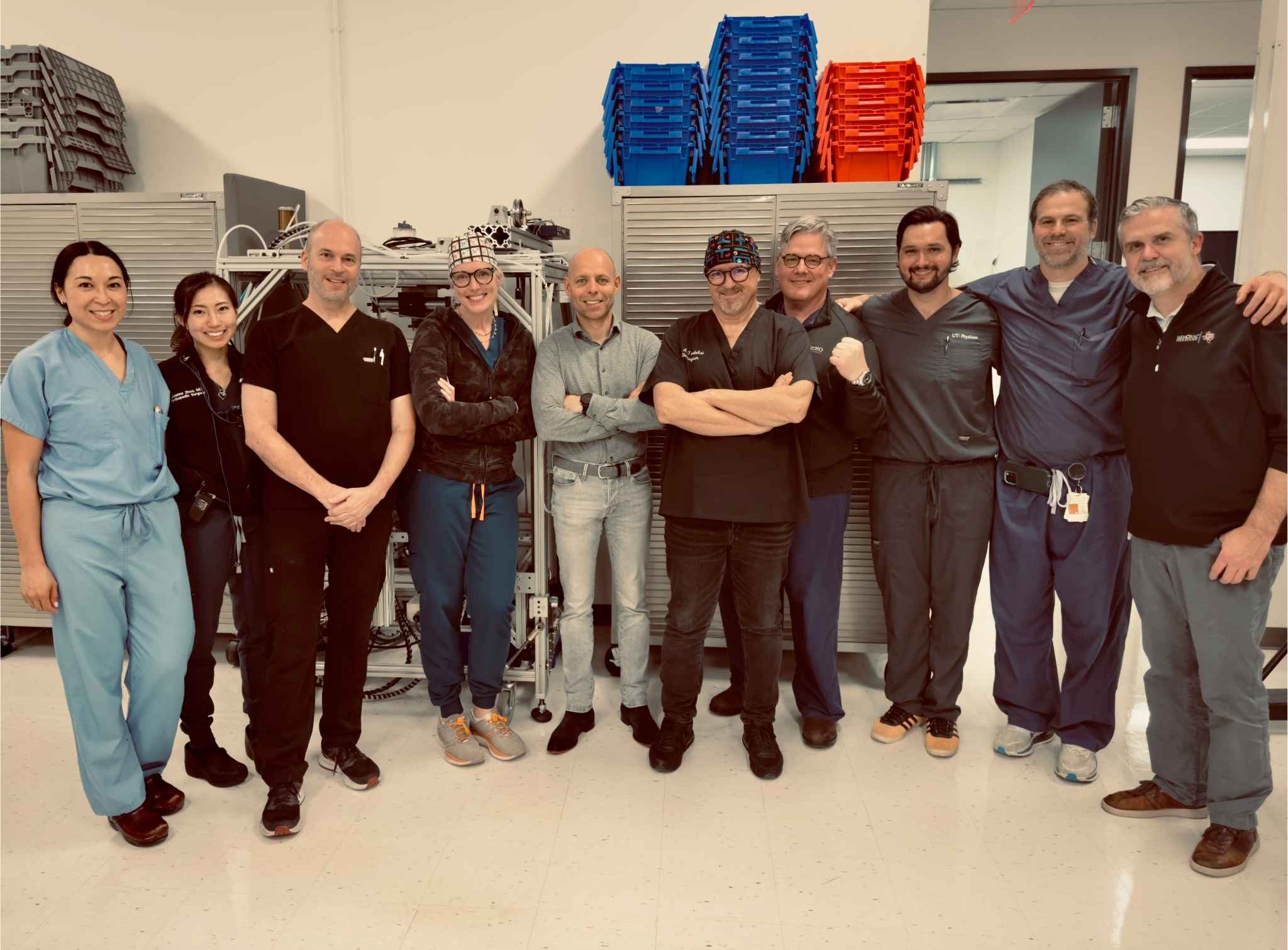 Hand Surgery Team at Medartis Touch Lab