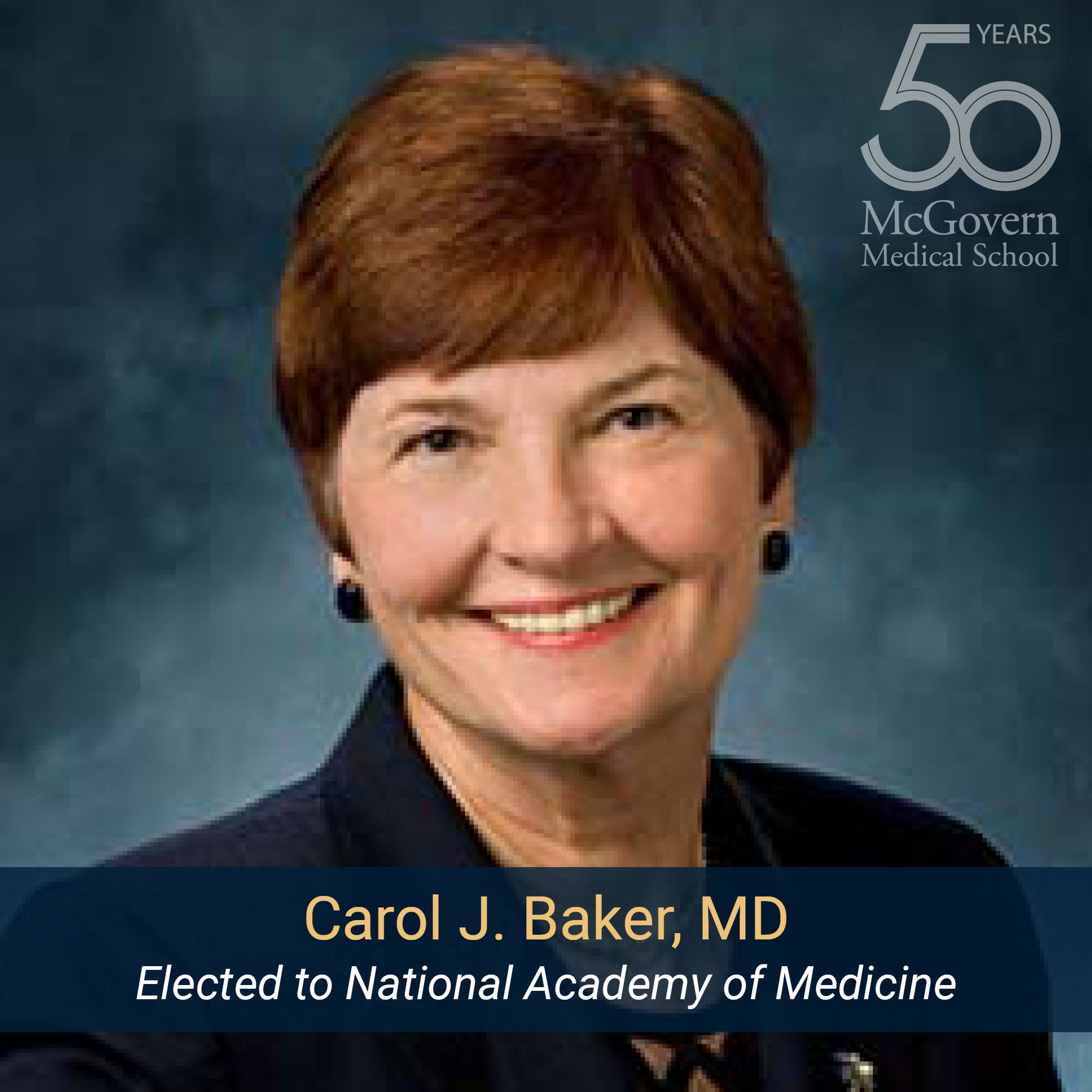 Carol Baker, MD, adjunct professor in the Department of Pediatrics in McGovern Medical School at UTHealth